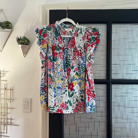 Entro Floral smocked shirt - Picture 5 of 7